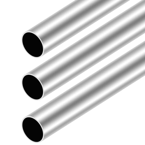 iMeistek 6063 Aluminium Rundrohre,26mm OD 24mm ID 300mm Länge Nahtlose Gerade Runde Rohre für Industrielle,Dekorative,Architektonische (3PCS) von iMeistek