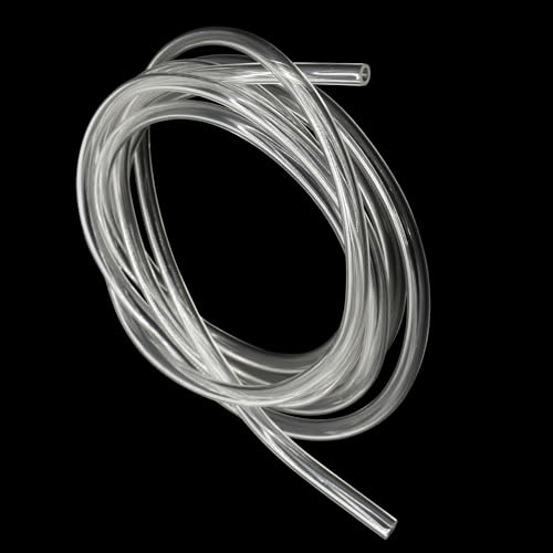 iMeistek Flexibler Kunststoffschlauch, 4 mm Innendurchmesser x 6 mm Außendurchmesser, 3 m Länge, Lebensmittelechtes PVC, Transparenter Vinylschlauch zum Übertragen von Wasser und Luft iMeistek Flexibler Kunststoffschlauch, 4 mm Innendurchmesser x 6 mm Außendurchmesser, 3 m Länge, Lebensmittelechtes PVC, Transparenter Vinylschlauch zum Übertragen von Wasser und Luft von iMeistek