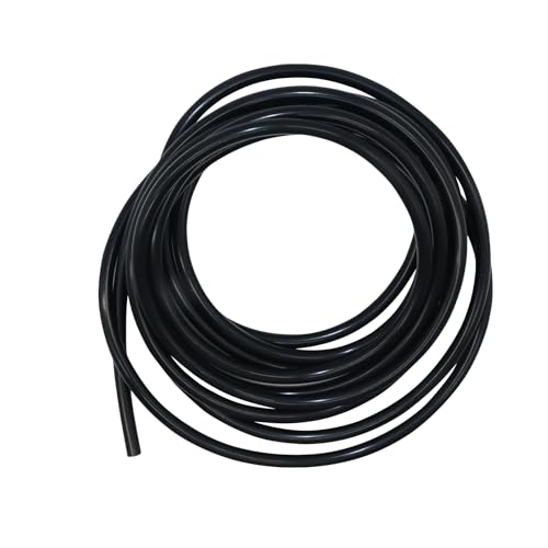 iMeistek Flexibler Silikonschlauch, 3mm ID X 6mm OD 4M Silikonschlauch Wasser Luft Schlauch Rohr für Pumpe Transfer Schwarz von iMeistek