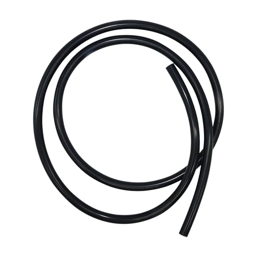 iMeistek Flexibler Silikonschlauch, Innendurchmesser 2mm, Außendurchmesser 5mm, 1,5M Schwarzer Silikonschlauch für Pumpen und Luftschläuche von iMeistek