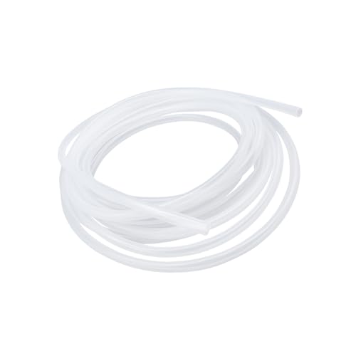 iMeistek Lebensmitteltaugliche Silikonschlauch, 10mm ID x 12mm OD 5 Meter, Flexibler Transparenter Silikonschlauch, Wasser-Luftschlauch von iMeistek
