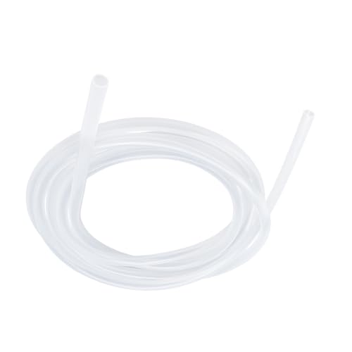 iMeistek Lebensmitteltaugliche Silikonschlauch, 7mm ID x 9mm OD 3 Meter, Flexibler Transparenter Silikonschlauch, Wasser-Luftschlauch von iMeistek