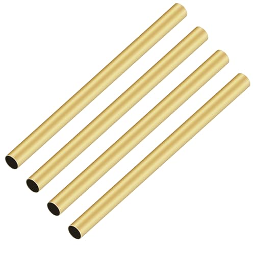 iMeistek Messingrohr, 6 mm Außendurchmesser x 0,2 mm Wandstärke, 200 mm Länge, nahtloses Rundrohr für Bastelarbeiten, 4 Stück iMeistek Messingrohr, 6 mm Außendurchmesser x 0,2 mm Wandstärke, 200 mm Länge, nahtloses Rundrohr für Bastelarbeiten, 4 Stück von iMeistek
