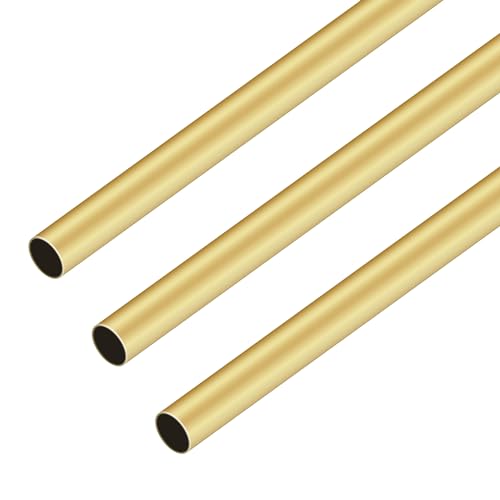 iMeistek Messingrohr, 9 mm Außendurchmesser x 0,3 mm Wandstärke, 300 mm Länge, Messingrohr für Bastelarbeiten, 3 Stück iMeistek Messingrohr, 9 mm Außendurchmesser x 0,3 mm Wandstärke, 300 mm Länge, Messingrohr für Bastelarbeiten, 3 Stück von iMeistek