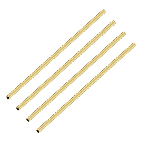 iMeistek Messingrohre, 2,5 mm Außendurchmesser x 0,2 mm Wandstärke, 200 mm Länge, runde Messingrohre für Bastelarbeiten, 4 Stück iMeistek Messingrohre, 2,5 mm Außendurchmesser x 0,2 mm Wandstärke, 200 mm Länge, runde Messingrohre für Bastelarbeiten, 4 Stück von iMeistek