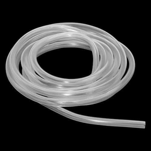 iMeistek PVC-Schlauch, transparent, 2 m, 10 mm Innendurchmesser x 13 mm Außendurchmesser, flexibler PVC-Vinyl-Schlauch für Wasser- und Luftschläuche von iMeistek