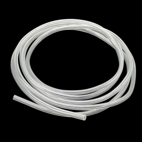 iMeistek PVC-Schlauch, transparent, 2 m, 3 mm Innendurchmesser x 5 mm Außendurchmesser, flexibler PVC-Vinylschlauch für Wasser- und Luftschläuche von iMeistek