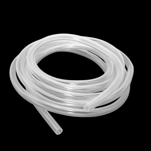 iMeistek PVC-Schlauch, transparent, 2 m, 7 mm Innendurchmesser x 10 mm Außendurchmesser, flexibler PVC-Vinyl-Schlauch für Wasser- und Luftschläuche von iMeistek