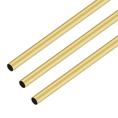 iMeistek Rundrohr aus Messing, 300 mm Länge, 7 mm Außendurchmesser x 0,3 mm Wandstärke, Messingrohr für Bastelarbeiten, 3 Stück iMeistek Rundrohr aus Messing, 300 mm Länge, 7 mm Außendurchmesser x 0,3 mm Wandstärke, Messingrohr für Bastelarbeiten, 3 Stück von iMeistek