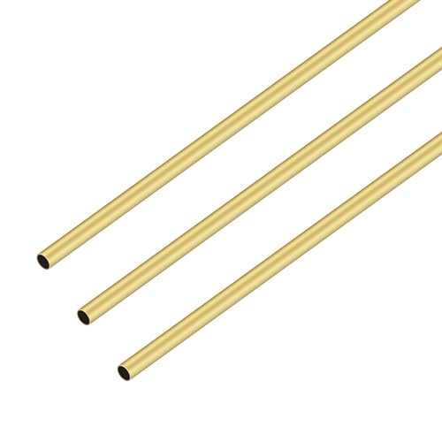 iMeistek Rundrohre aus Messing, 300 mm Länge, 4 mm Außendurchmesser x 0,3 mm Wandstärke, runde gerade Messingrohre, 3 Stück iMeistek Rundrohre aus Messing, 300 mm Länge, 4 mm Außendurchmesser x 0,3 mm Wandstärke, runde gerade Messingrohre, 3 Stück von iMeistek
