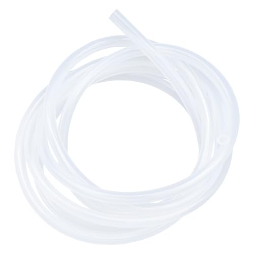 iMeistek Silikonschläuche, 3,2 mm ID x 6,4 mm Außendurchmesser (3,5 m), flexibler, transparenter Silikonschlauch in Lebensmittelqualität, für Luft-/Wasserpumpenübertragung, selbstgebrautes Aquarium von iMeistek