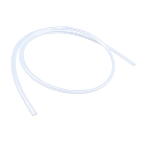 iMeistek Silikonschläuche, 3 mm Innendurchmesser x 6 mm Außendurchmesser (1 m), flexibler, transparenter Silikonschlauch in Lebensmittelqualität, für Luft-/Wasserpumpenübertragung, selbstgebrautes von iMeistek