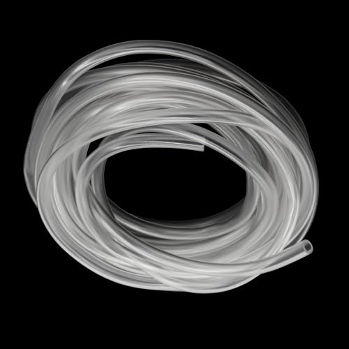 iMeistek Transparenter Kunststoffschlauch, 4 mm Innendurchmesser x 7 mm Außendurchmesser, 6 m Länge, Lebensmittelechter, Flexibler PVC-Vinyl-Schlauch für Öl-, Wasser- und Luftübertragung iMeistek Transparenter Kunststoffschlauch, 4 mm Innendurchmesser x 7 mm Außendurchmesser, 6 m Länge, Lebensmittelechter, Flexibler PVC-Vinyl-Schlauch für Öl-, Wasser- und Luftübertragung von iMeistek