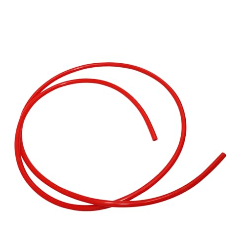 iMeistek Vakuum-Silikonschlauch, 4mm ID 10mm OD 3mm Wandstärke Silikon Vakuumschlauch für Motor 2M Rot von iMeistek