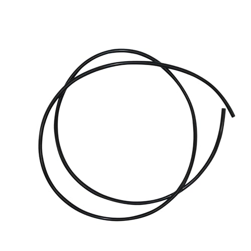 iMeistek Vakuum-Silikonschlauch, 4mm ID 10mm OD 3mm Wandstärke Silikon Vakuumschlauch für Motor 2M Schwarz von iMeistek
