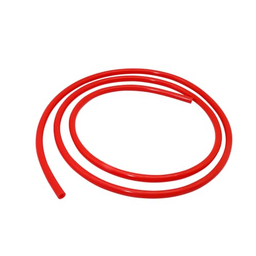 iMeistek Vakuum-Silikonschlauch, 6mm ID 12mm OD 3mm Wandstärke Silikon Vakuumschlauch für Motor 2M Rot von iMeistek