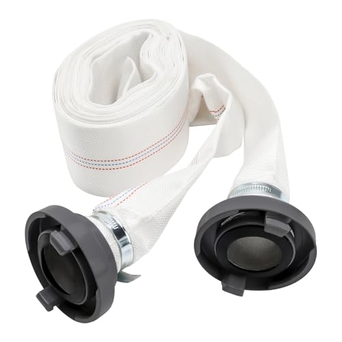 Bauschlauch Industrieschlauch, 10m/30m 2" C-Storz Feuerwehrschlauch, Wasserschlauch, Gartenschlauch (10m) von iMeshbean