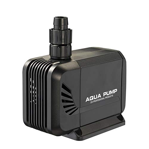 Wasserpumpe Teichpumpe Tauchpumpe, iMeshbean 4500L/H 72W Aquarium Pumpe klein Aquariumpumpe für Teich Brunnen Aquarium, Gartenteichpumpe mit Förderhöhe 4M, 2 Düse 22mm /25mm von iMeshbean