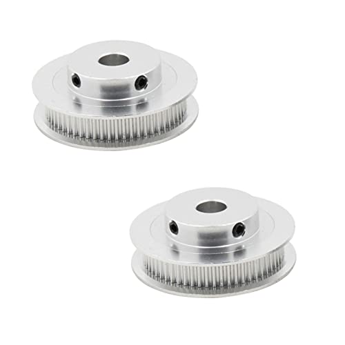 2-Stück iMetrx GT2 Pulley Zahnriemenscheibe Breite 10mm Teeth 60 (Innere Bohrung 5mm) für 3D Drucker Zahnriemenscheibe von iMetrx