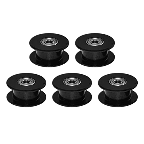 5-Stück iMetrx GT2 Toothless Idler Pulley Zahnriemenscheibe Breite 10mm (Innere Bohrung 5mm) für Teeth 20 3D Drucker Zahnriemenscheibe von iMetrx