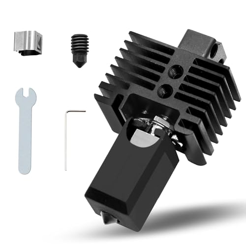 IMETRX Updated Bambu Lab X1/ P1P Hotend High Temp 500℃ with Extra Hardened Steel Nozzle 1PCS for Bambu Labs X1, P1P 3D Printer Extruder Hot End Upgrade von iMetrx