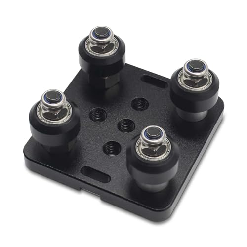 Small Assembled V Slot Gantry Plate,POM Wheels Set with Plate for 2040 Aluminum Extrusion von iMetrx