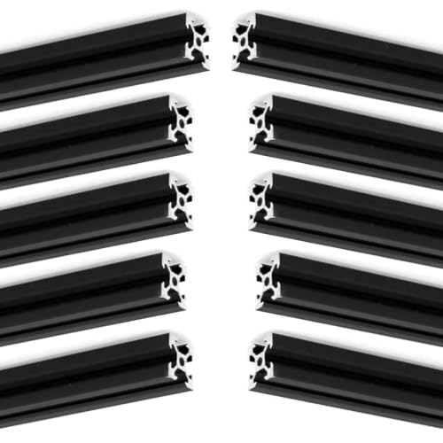 iMetrx 10 Stück 200 mm 2020 V Typ Schwarz Europäischer Standard Eloxierte Linearschiene aluminiumprofile Extrusion,für DIY 3D Drucker und CNC Maschinen iMetrx 10 Stück 200 mm 2020 V Typ Schwarz Europäischer Standard Eloxierte Linearschiene aluminiumprofile Extrusion,für DIY 3D Drucker und CNC Maschinen von iMetrx