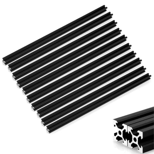 iMetrx 10 Stück 350 mm 2020 V Typ Schwarz Europäischer Standard Eloxierte Linearschiene aluminiumprofile Extrusion,für DIY 3D Drucker und CNC Maschinen iMetrx 10 Stück 350 mm 2020 V Typ Schwarz Europäischer Standard Eloxierte Linearschiene aluminiumprofile Extrusion,für DIY 3D Drucker und CNC Maschinen von iMetrx