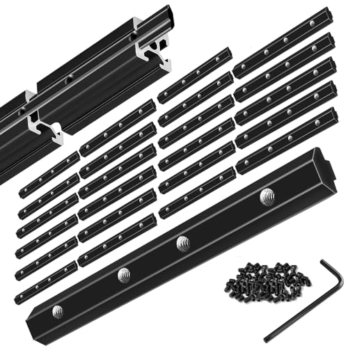iMetrx 24 Stk 2020 Gerade Innenverbinder Aluminium Profil Eckverbinder Schwarz für 20x20 Aluminium Extrusion Profil iMetrx 24 Stk 2020 Gerade Innenverbinder Aluminium Profil Eckverbinder Schwarz für 20x20 Aluminium Extrusion Profil von iMetrx