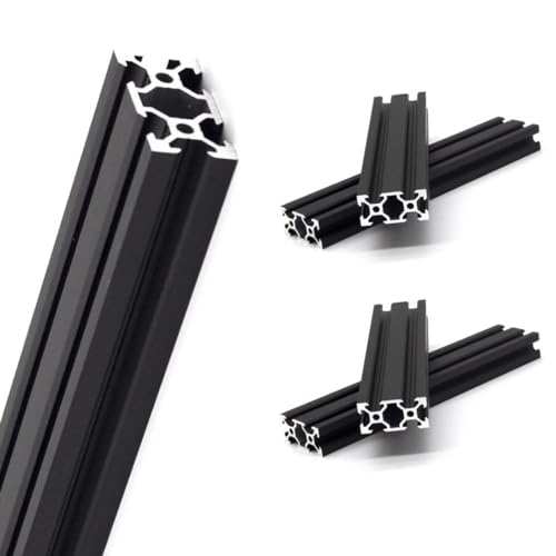 iMetrx 5 Stück 300 mm 2040 V Typ Schwarz Europäischer Standard Eloxierte Linearschiene aluminiumprofile Extrusion,für DIY 3D Drucker und CNC Maschinen von iMetrx