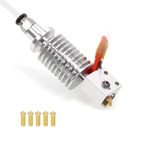 iMetrx Hotend Kit für Anycubic Vyper, mit 5PCS Extra E3D lange Düsen Kompatibel mit Anycubic Vyper/Kobra Max/Kobra Plus 3D Drucker Hotend von iMetrx
