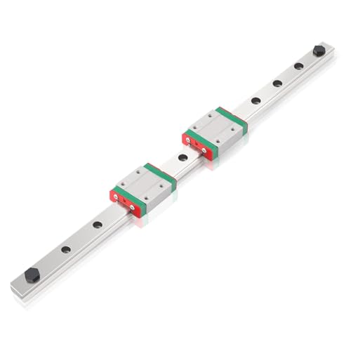 iMetrx MGN12C 400MM linearführung schiene MGN12 linear rail mit MGN12C Carriage Block *2 für 3D-Drucker und CNC-Maschine von iMetrx