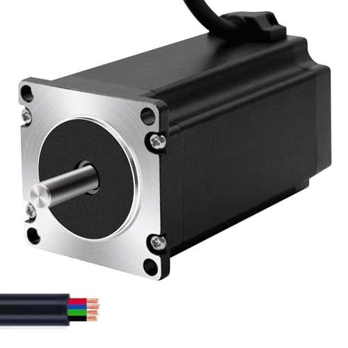 iMetrx Nema 23 1PCS Schrittmotor 100mm 2.6N.m 3.375V 4.5A Haltemoment 2-Phasen 4-Draht 1.8 Deg für CNC-Mühle-Kit oder 3D-Drucker von iMetrx