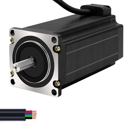 iMetrx Nema 23 1PCS Schrittmotor 112mm 2.8N.m 4.25V 5.0A Halten Drehmoment 2-Phasen 4-Draht 1.8 Deg für CNC Mühle Kit oder 3D Drucker von iMetrx