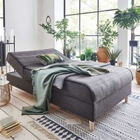 Single Daybed in Anthrazit Samt 120x200 cm von iMöbel