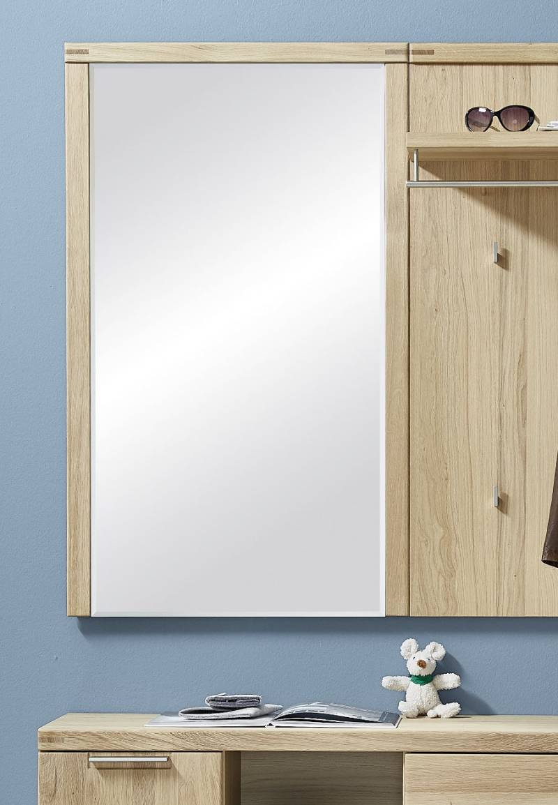 Garderoben-Spiegel 70x117 cm Eiche massiv Nr. 51 Bianco von Empinio24