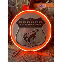 Ford Bronco Neon Led Seil Schild 17 Zoll Wand Garage, Mancave, Werkstatt, Bar, Geschenk von iNeon