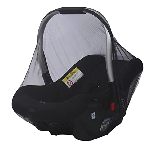 Universal Baby Autositze Moskitonetz Reiseträger Insektenschutz für Babyschalen Vollabdeckung Tragbares Netz Babyautositz Verschlüsselt Netz mit Ultrafeinem Netz und Elastischem Band für Maxi Cosi von iNszkoos
