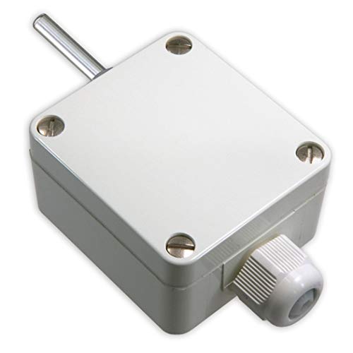 iOVEO 206AF02202 - Aussentemperatur-Messumformer mit Sensor PT1000, Aussenfühler Aktiv, 0-10V o. 4-20mA, Sensor im ext. Schutzrohr von iOVEO