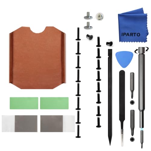 SSD Heatsink Thermal Pad for Steam Deck: M.2 2230 NVME SSD Copper Heat Sink Cooling Thermal Pastes with Tools Screws SSD Heatsink Thermal Pad for Steam Deck: M.2 2230 NVME SSD Copper Heat Sink Cooling Thermal Pastes with Tools Screws von iParto