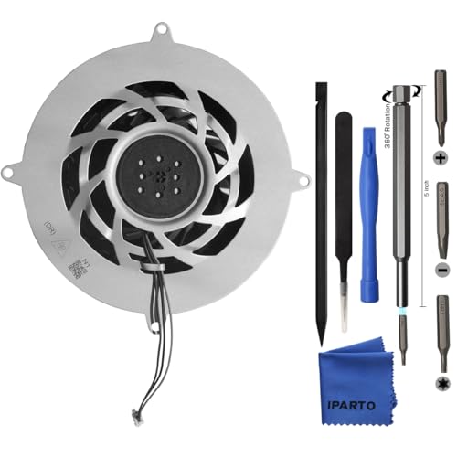 iParto Interner Lüfter Ersatz für Sony PlayStation 5 / PS5 Slim Console Cooling Fan Ersatz (PS5 Slim) von iParto