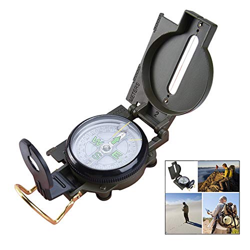 iPobie Militär Marschkompass, Taschenkompass Peilkompass, Kompass Professioneller für Jagd Wandern und Aktivitäten im Freien iPobie Militär Marschkompass, Taschenkompass Peilkompass, Kompass Professioneller für Jagd Wandern und Aktivitäten im Freien von iPobie