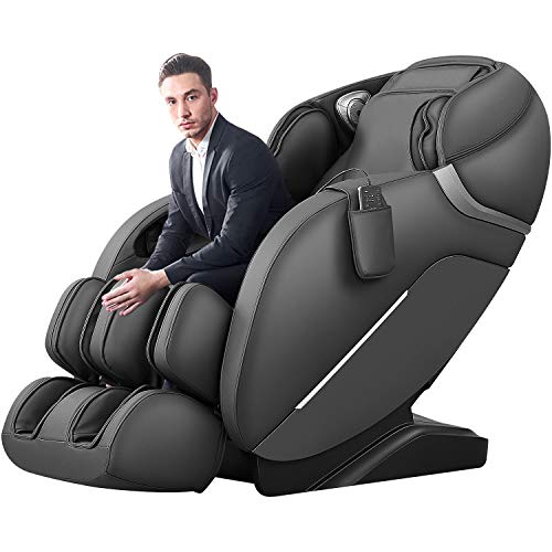 Violissima Ganzkörper-Massagesessel, Shiatsu-Massagesessel mit Zero-Gravity-Funktion, SL-Schiene, 12 automatische Massageprogramme, Wärmetherapie, Fußrollen, Bluetooth von Violissima