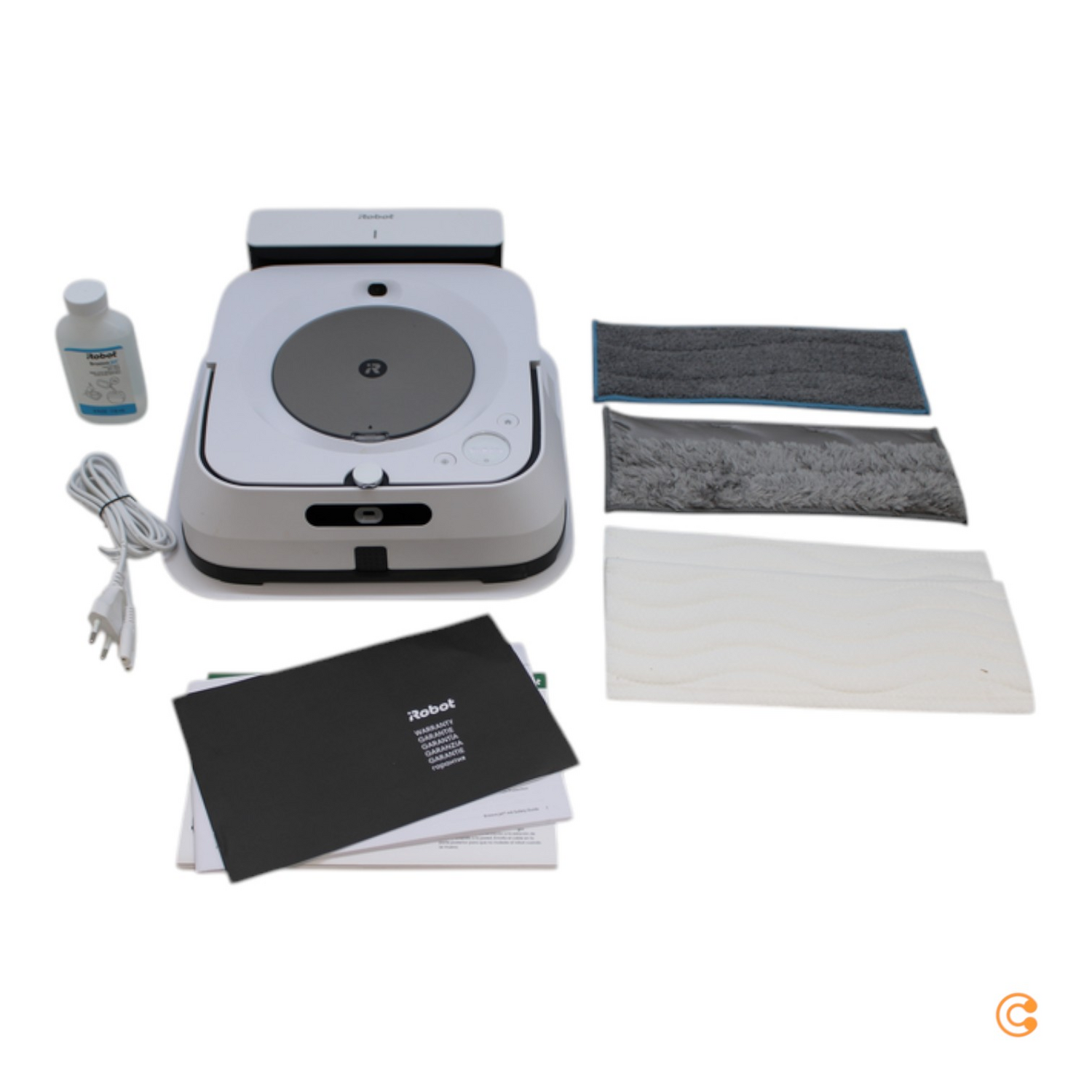 I Robot Braava M6138 Wischroboter Weiß App Roboter Sprachgesteuert Defektware D-Ware von iRobot