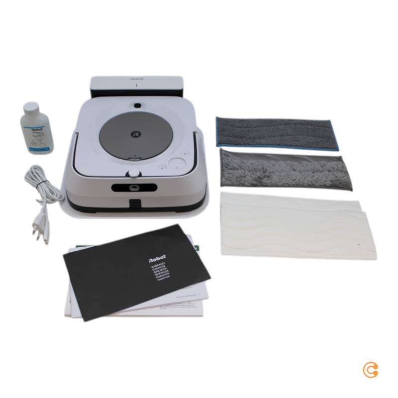 I Robot Braava M6138 Wischroboter Weiß App Roboter Sprachgesteuert Defektware D-Ware von iRobot
