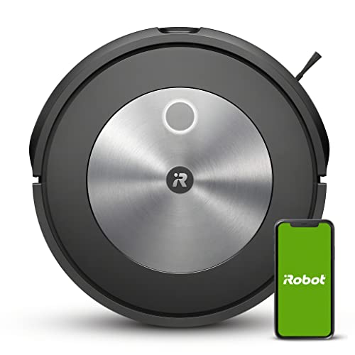 iRobot® Roomba® j7 WLAN-fähiger Saugroboter mit Kartierung und mit Zwei Gummibürsten für alle Böden - Objekterkennung und -vermeidung - Lernt, kartiert und passt Sich an Dein Zuhause an von iRobot