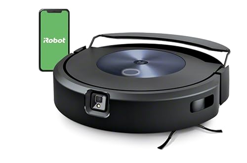 iRobot Roomba Combo j7 (c7156) Saug- und Wischroboter mit Objekterkennung/-meidung, Kartierung, 4-Stufen-Reinigung, gezielte Raum- oder Bereichsreinigung, Sprachassistent kompatibel, Farbe: Navy Blue von iRobot