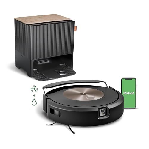 iRobot Roomba Combo j9+ Saug- und Wischroboter mit autom. Absaug-/Nachfüllstation, Kartierung, PrecisionVision Navigation, 4-Stufen-Reinigung, Objekterkennung/ -vermeidung, Sprachassistentenkompatibel von iRobot