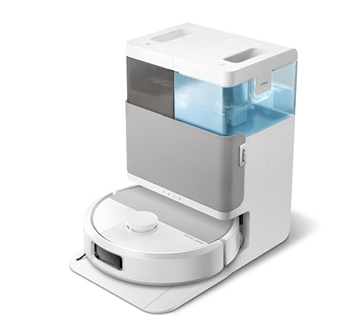 iRobot Roomba Plus 505 Combo Robot + AutoWash Dock Saugroboter mit Wischfunktion - Multifunktinales Dock - Clearview Pro LiDAR - 7000Pa - DualClean Wischpads mit PerfectEdge - SmartScrub - Weiß iRobot Roomba Plus 505 Combo Robot + AutoWash Dock Saugroboter mit Wischfunktion - Multifunktinales Dock - Clearview Pro LiDAR - 7000Pa - DualClean Wischpads mit PerfectEdge - SmartScrub - Weiß von iRobot