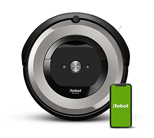 iRobot Roomba e5 (e5154) App-steuerbarer Saugroboter (Staubsauger Roboter) mit Zwei Gummibürsten für alle Böden, Ideal bei Haustieren, Individuelle Anpassung per App, Kompatibel mit Sprachassistenten von iRobot